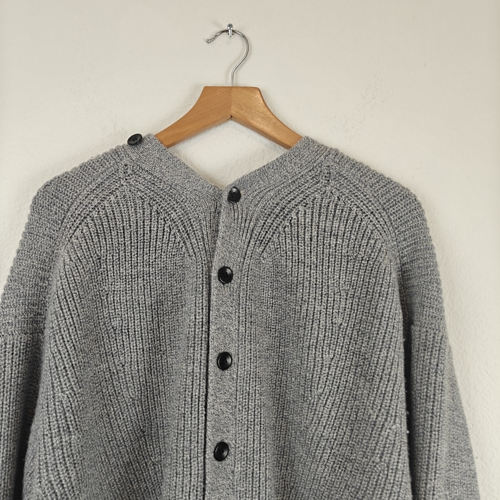 Proenza Schouler White Label Double V Neck Wool Cardigan Sz LG Women's - Picture 15 of 16
